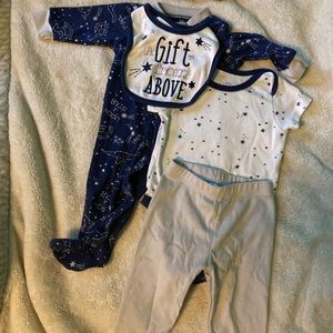 Baby sleeper/ outfit bundle
